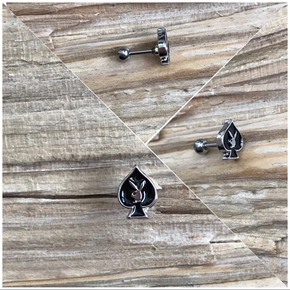 Spade Playboy Bunny‎ Cartilage/ Tragus Barbell